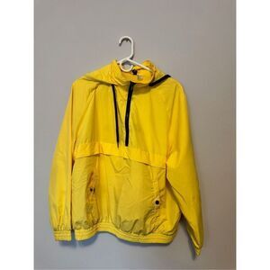 H&M women’s yellow windbreaker size large